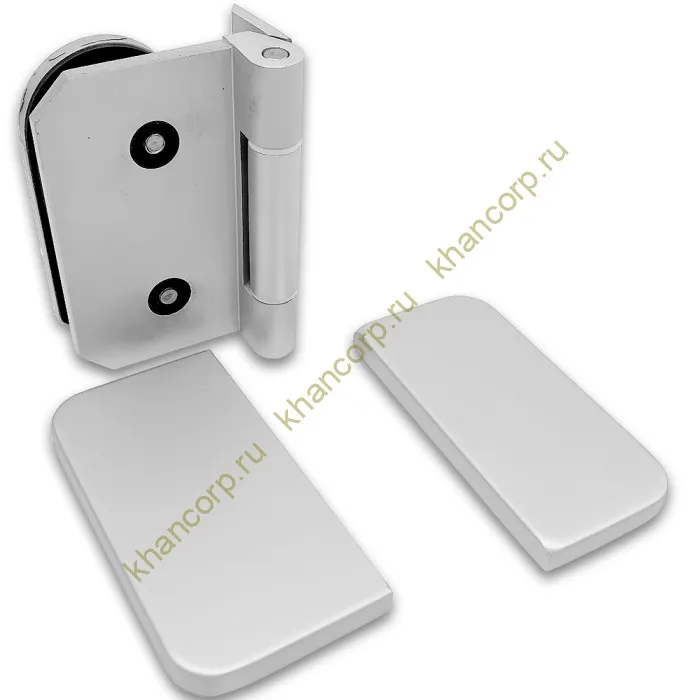 Петля FMP-13 для межкомнатной двери из стекла на коробку, алюминий/анодированный