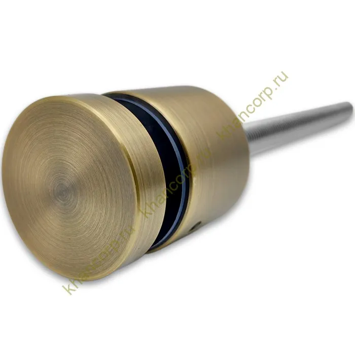 Стеклодержатель FKK-42.1, 10х30 мм Ø40 мм М12x1.75 для стекла, нержавейка/бронза