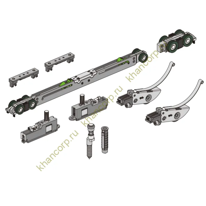 Механизм FDS-19.2.1S, 1-ой двери для синхронизированной раздвижной системы Диона FDS-19