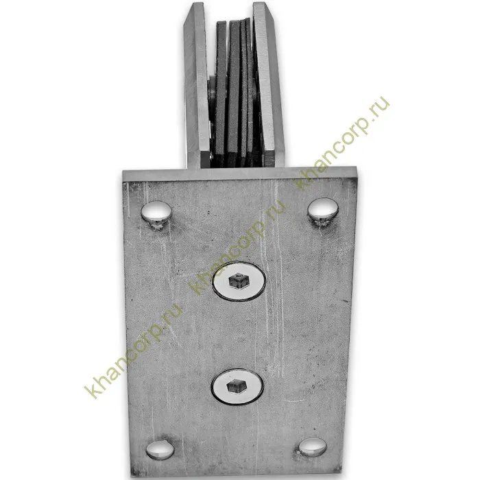 Петля Бета β FDP-21 стена-стекло центральное крепление, нержавейка/матовый