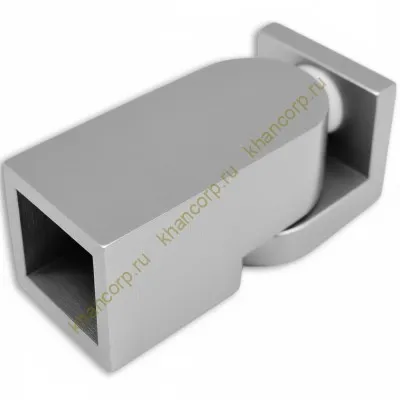 Крепление FDC-51 трубы 15х15 к стене 0°-180°, нержавейка/матовый