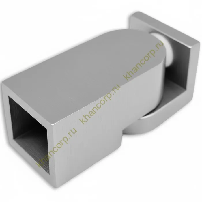 Крепление FDC-51 трубы 15х15 к стене 0°-180°, нержавейка/матовый