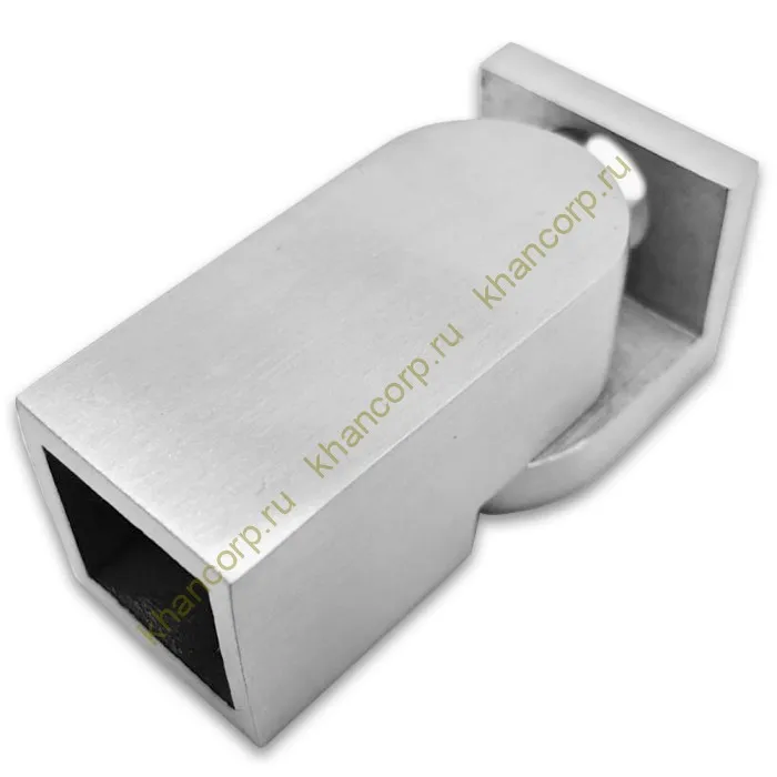 Крепление FDC-51 трубы 15х15 к стене 0°-180°, нержавейка/матовый