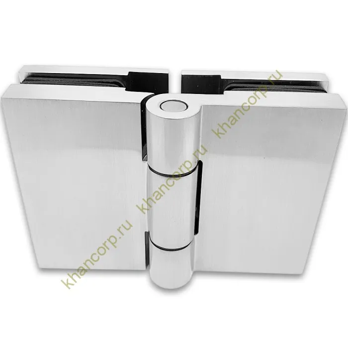 Петля Майя FDP-171 стекло-стекло 180˚, латунь/матовая