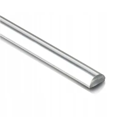 Порог акриловый для душевой 16х8 мм 2 м Прозрачный FDPP-16.2