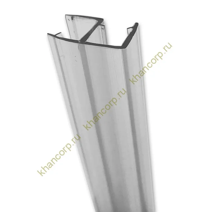 Уплотнитель угловой 90° для стекла 8 мм прозрачный 2.5 м под стекло 8 мм FDPP-119.8