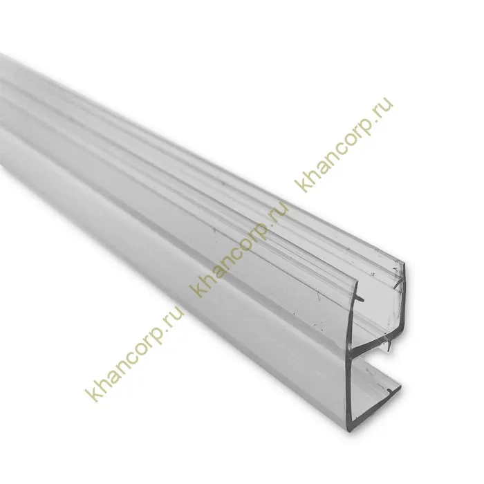 Уплотнитель угловой 90° для стекла 8 мм прозрачный 2.5 м под стекло 8 мм FDPP-119.8