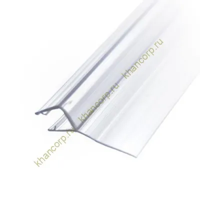 Уплотнитель ПРЕМИУМ Ц-образный прозрачный 2.2 м, ус 13 мм под стекло 6 мм FDPP-405.6
