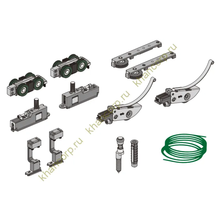 Механизм FDS-19.2.2S, 2-ой двери для синхронизированной раздвижной системы Диона FDS-19