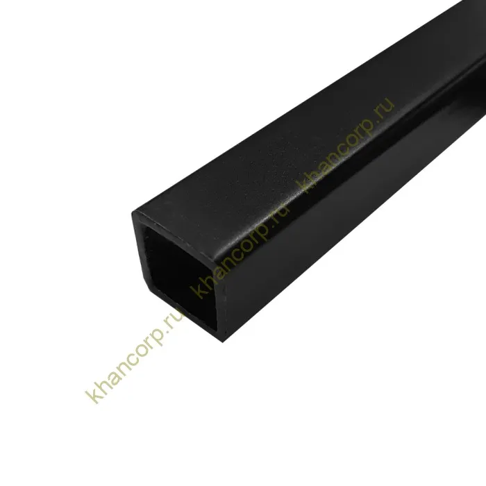 Труба FDT-551, 15х15х1.5 мм 1 м, нержавейка/черный