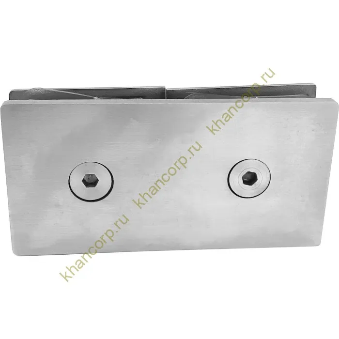 Коннектор Бета β FDK-26 стекло-стекло 180˚ нержавейка/матовый