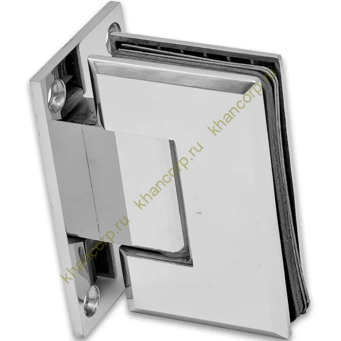 Петля Бета FDP-21 стена-стекло с центральным креплением, нержавейка/полированный