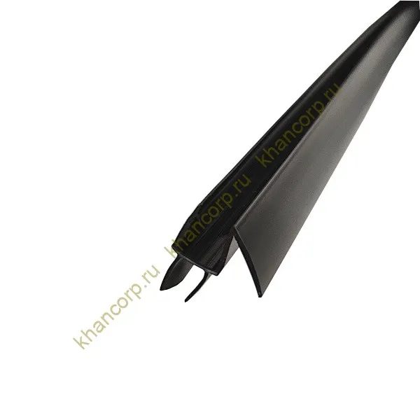 Уплотнитель ПРЕМИУМ нижний черный 2.2 м под стекло 8 мм FDPP-406.8