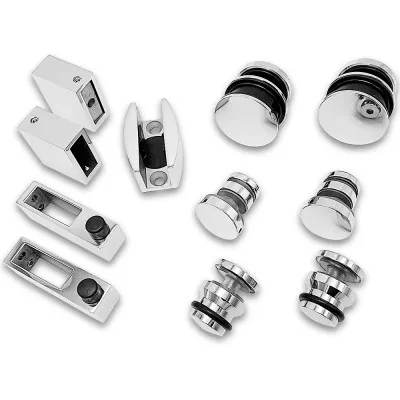 Раздвижная система Альфа α FDS-6 без ручки, нержавейка/полированный