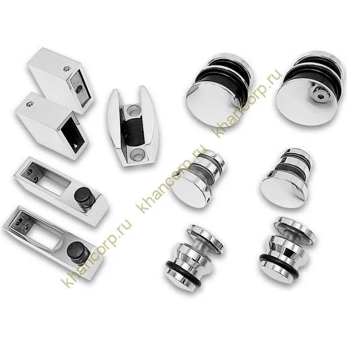 Раздвижная система Альфа α FDS-6 без ручки, нержавейка/полированный