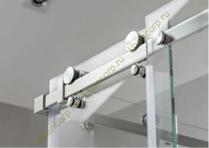 Раздвижная система Альфа α FDS-6 без ручки, нержавейка/полированный