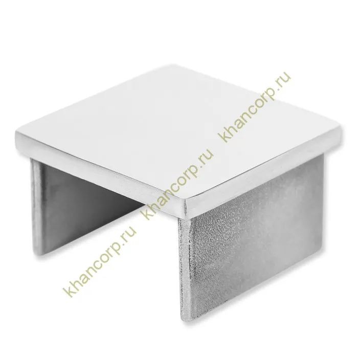 Заглушка FOP-201 для поручня на стекло 40х40, нержавейка/полированный