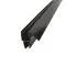 Уплотнитель ПРЕМИУМ нижний черный 2.2 м под стекло 6 мм FDPP-406.6