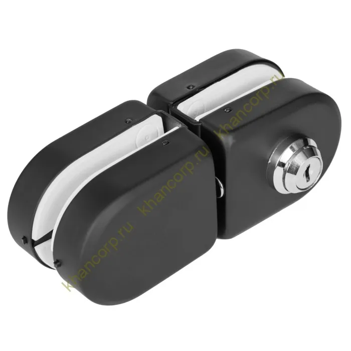 Замок зажимной FKZ-36.1 (без отверстия) ключ/защелка, черный