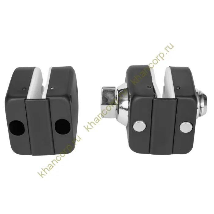 Замок зажимной FKZ-36.1 (без отверстия) ключ/защелка, черный