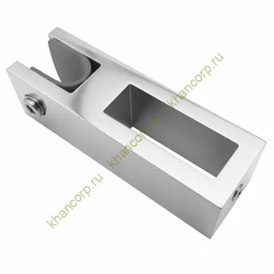 Держатель стекла FDC-31 сквозной 30х10 вертикальный, нержавейка/полированный