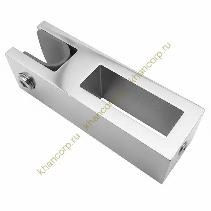 Держатель стекла FDC-31 сквозной 30х10 вертикальный, нержавейка/полированный