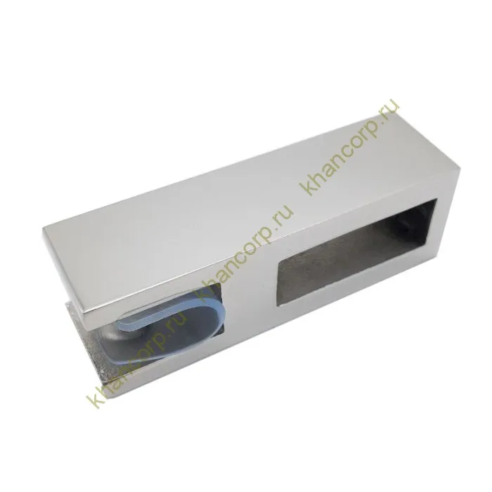 Держатель стекла FDC-31 сквозной 30х10 вертикальный, нержавейка/полированный