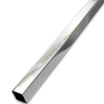 Труба FDT-553, 15х15х1.5 мм 3 м, нержавейка/полированный8K