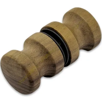 Ручка кноб FDR-46 для саун, орех/бесцветный