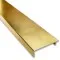 Крышка FKP-442.3 СВЕТЛЕЕ для зажимного профиля FKP-443, 3м, алюминий/золото