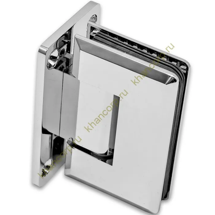 Петля Бета β FDP-21 стена-стекло центральное крепление, латунь/хром