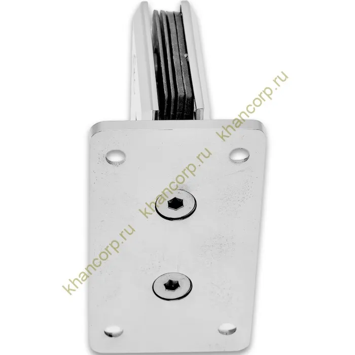 Петля Бета β FDP-21 стена-стекло центральное крепление, латунь/хром