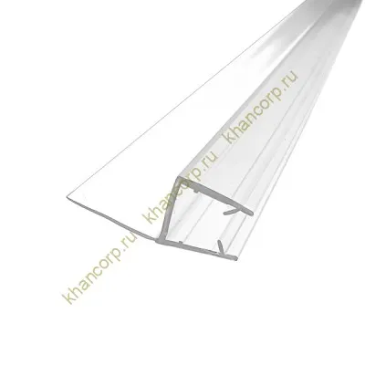 Уплотнитель ПРЕМИУМ Ч-образный прозрачный 2.2 м, ус 18 мм под стекло 6 мм FDPP-402.6