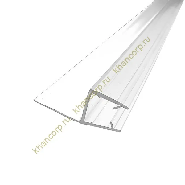 Уплотнитель ПРЕМИУМ Ч-образный прозрачный 2.2 м, ус 18 мм под стекло 6 мм FDPP-402.6