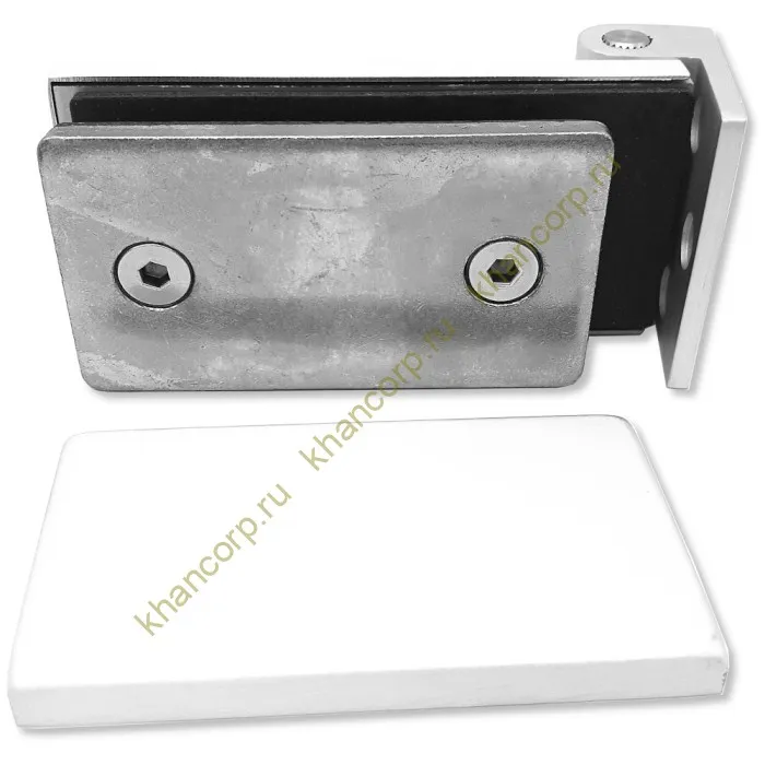 Петля FMP-12 для межкомнатной двери из стекла на коробку, алюминий/анодированный