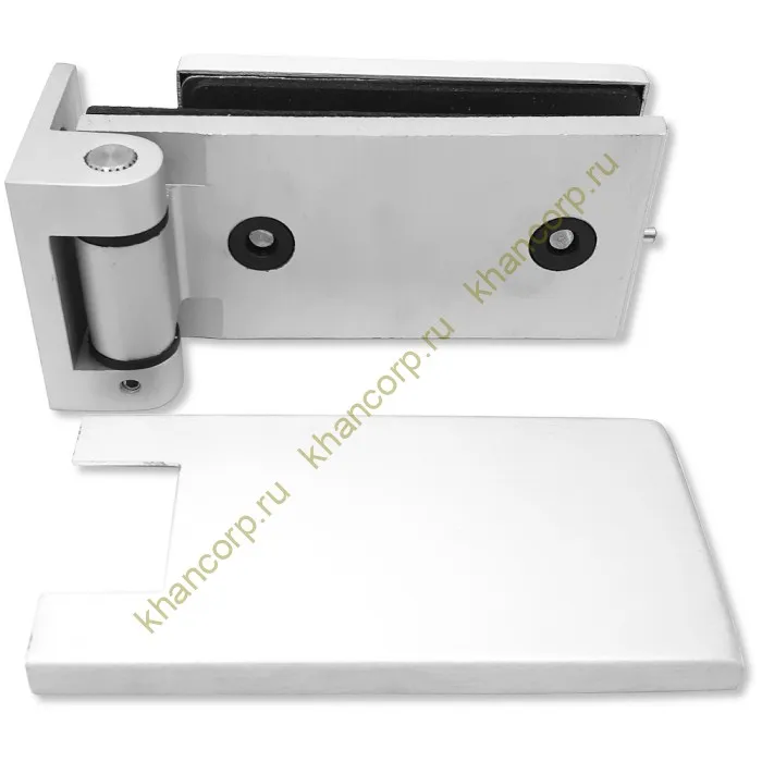 Петля FMP-12 для межкомнатной двери из стекла на коробку, алюминий/анодированный