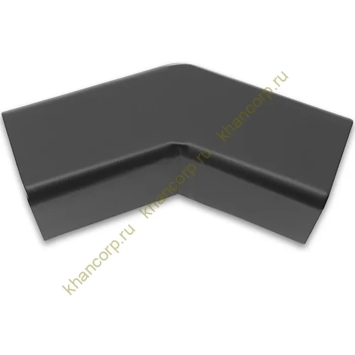 Соединитель FDC-62 трубы 15х15 угловой 135°, нержавейка/черный