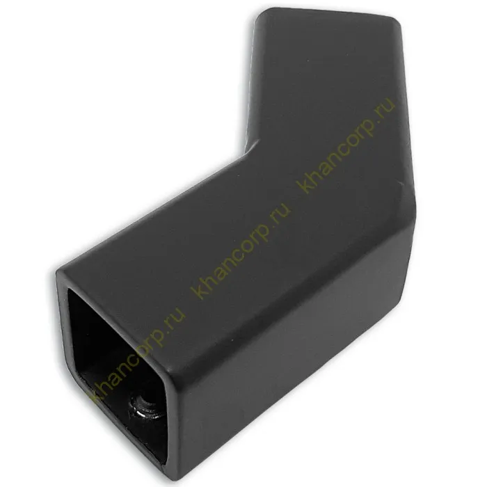 Соединитель FDC-62 трубы 15х15 угловой 135°, нержавейка/черный