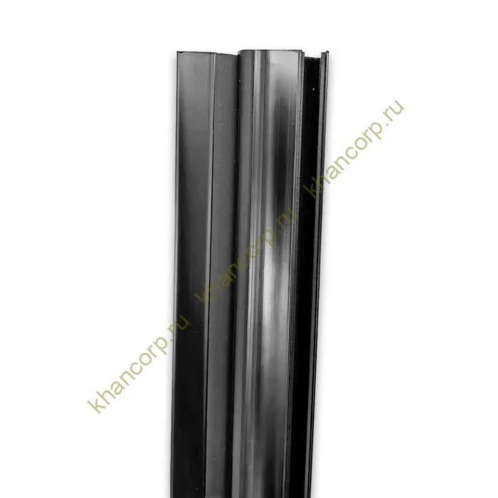 Уплотнитель магнитный ПРЕМИУМ для раздвижных дверей, черный 2.5 м под стекло 8 мм FDPP-516.8