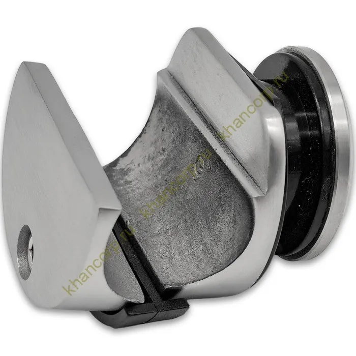 Крепление FDS-71 трубы 25мм для раздвижной системы FDS-10, к стеклу без зенковки, нержавейка/матовый