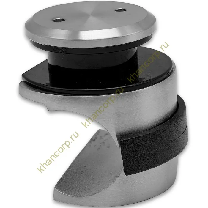 Крепление FDS-71 трубы 25мм для раздвижной системы FDS-10, к стеклу без зенковки, нержавейка/матовый