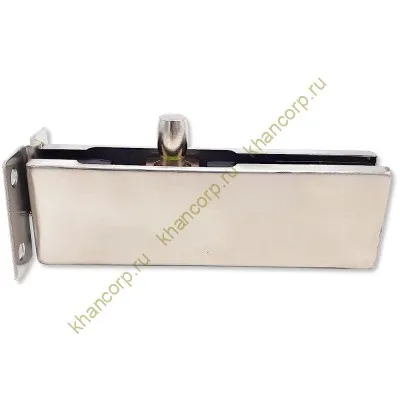 Фитинг на фрамугу, FKF-24 с осью и монтажной пластиной, нержавейка/матовый