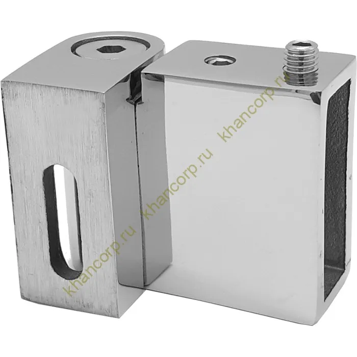 Крепление FDC-38 трубы 30х10 к стене 90°-180°, нержавейка/полированный