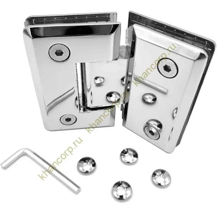 Петля Бета β FDP-24 стекло-стекло 135˚, цинк/хром