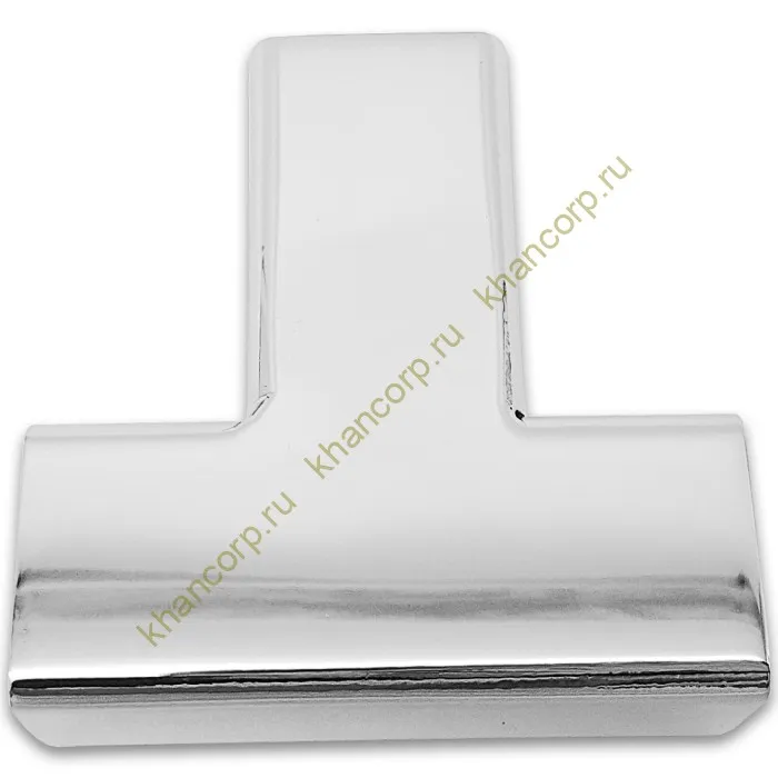 Соединитель FDC-63 трубы 15х15 Т-образный, нержавейка/полированный