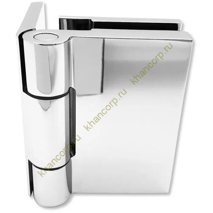 Петля Майя FDP-170 стена-стекло 90˚ открывание наружу, латунь/хром