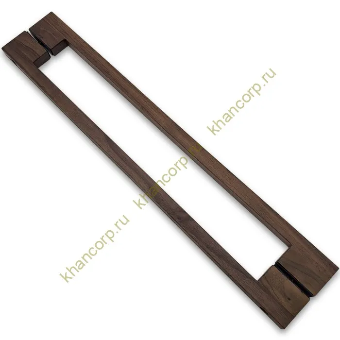 Ручка для сауны FDR-173, 20х20х600 мм, орех/бесцветный