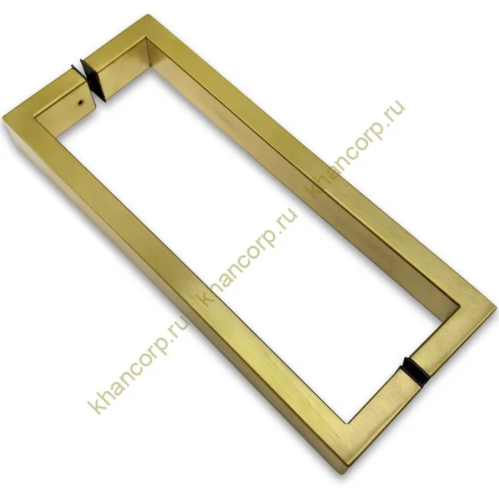 Ручка скоба FDR-78, 15х30х270х1.0 мм, нержавейка/брашированное золото