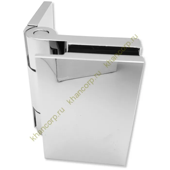 Петля Майя FDP-172 стена-стекло 90˚ открывание внутрь, латунь/хром