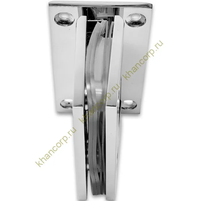 Петля Альфа α FDP-11 стена-стекло центральное крепление, цинк/хром